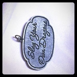 🍀 Slay Your Own Dragons Metal Pendant